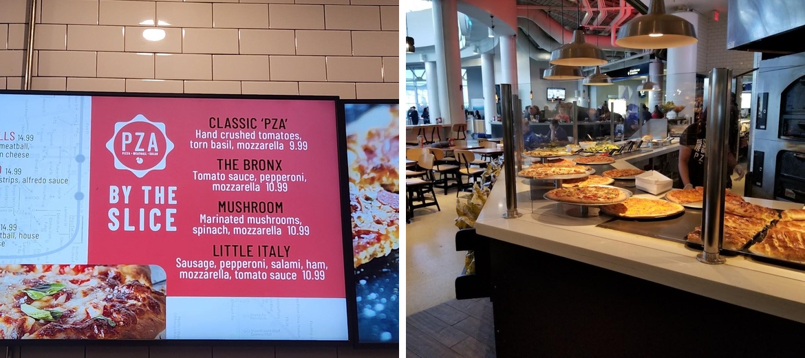 PZA Menu