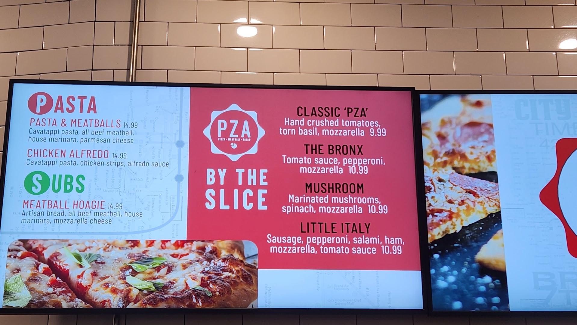 PZA Menu image 2